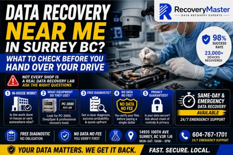 data recovery near me surrey BC